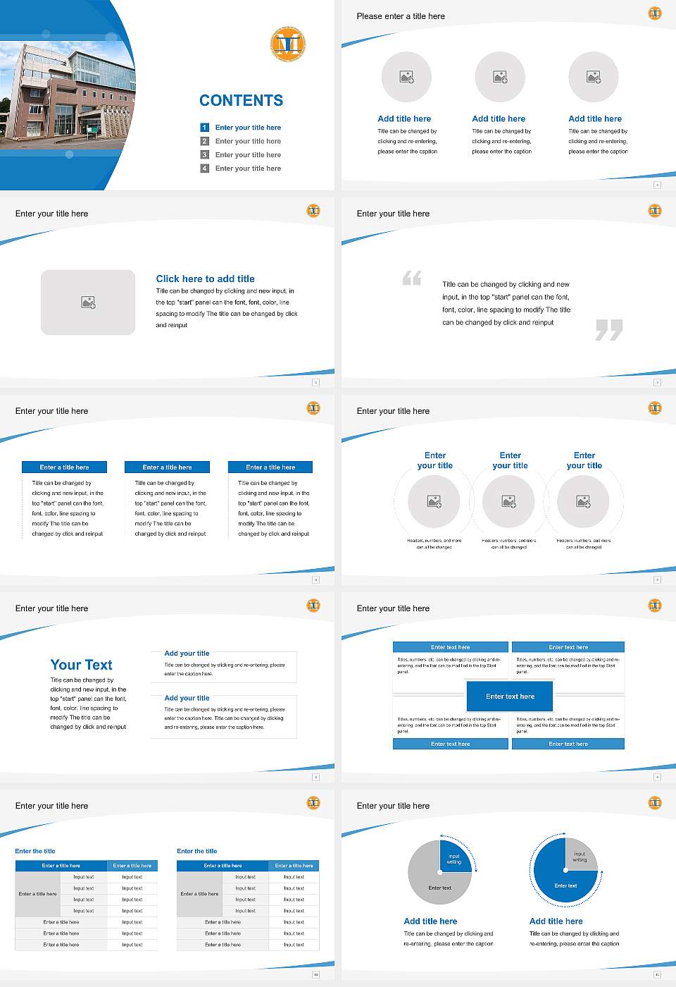 Maebashi Institute of Technology Course/Courseware Creation PPT Template16:9 ratio PPT effect preview image2