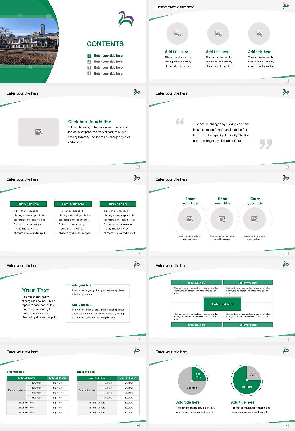 Nagano College of Nursing Course/Courseware Creation PPT Template16:9 ratio PPT effect preview image2