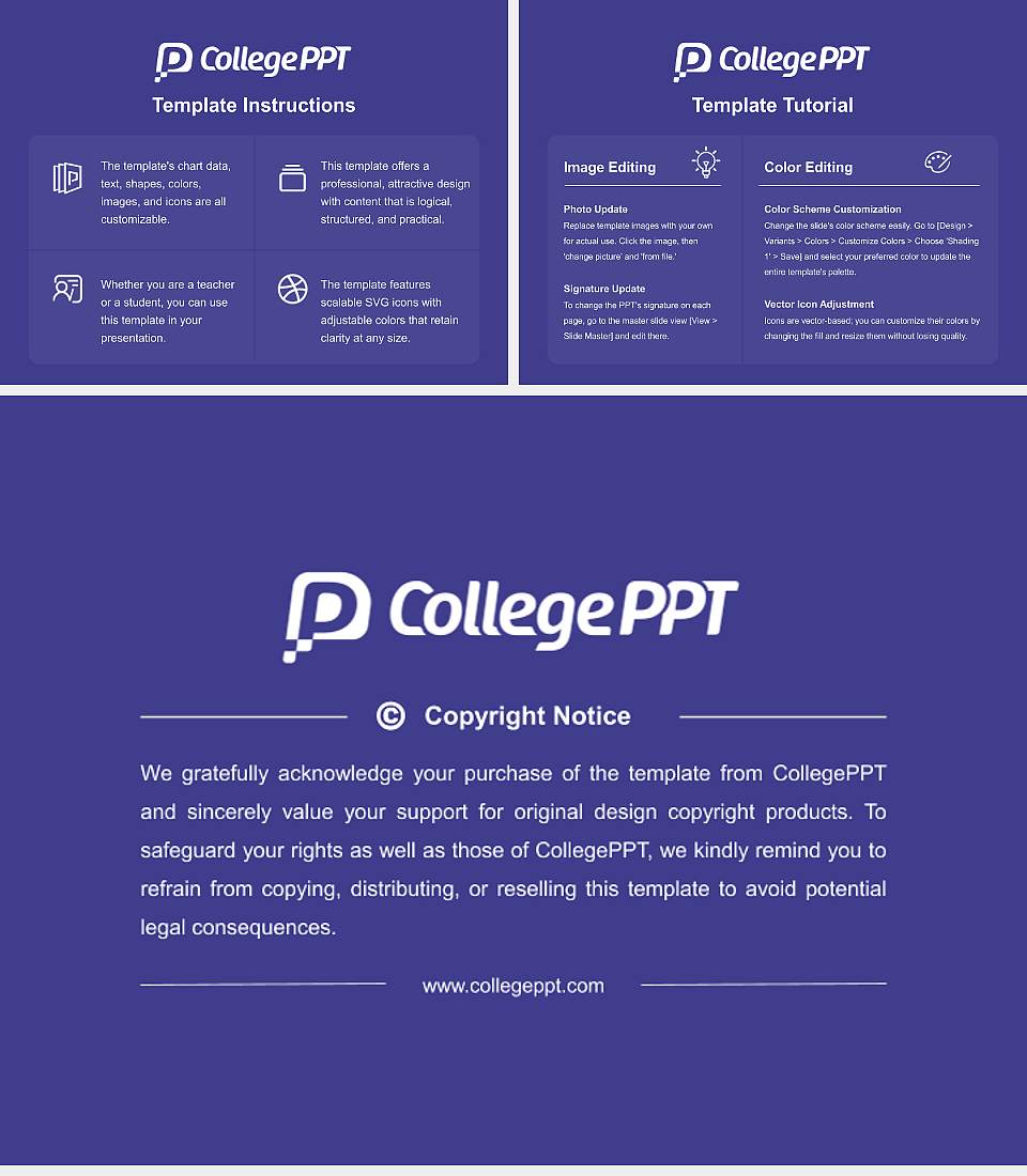 Meiji University Course/Courseware Creation PPT Template4:3 ratio PPT effect preview image5