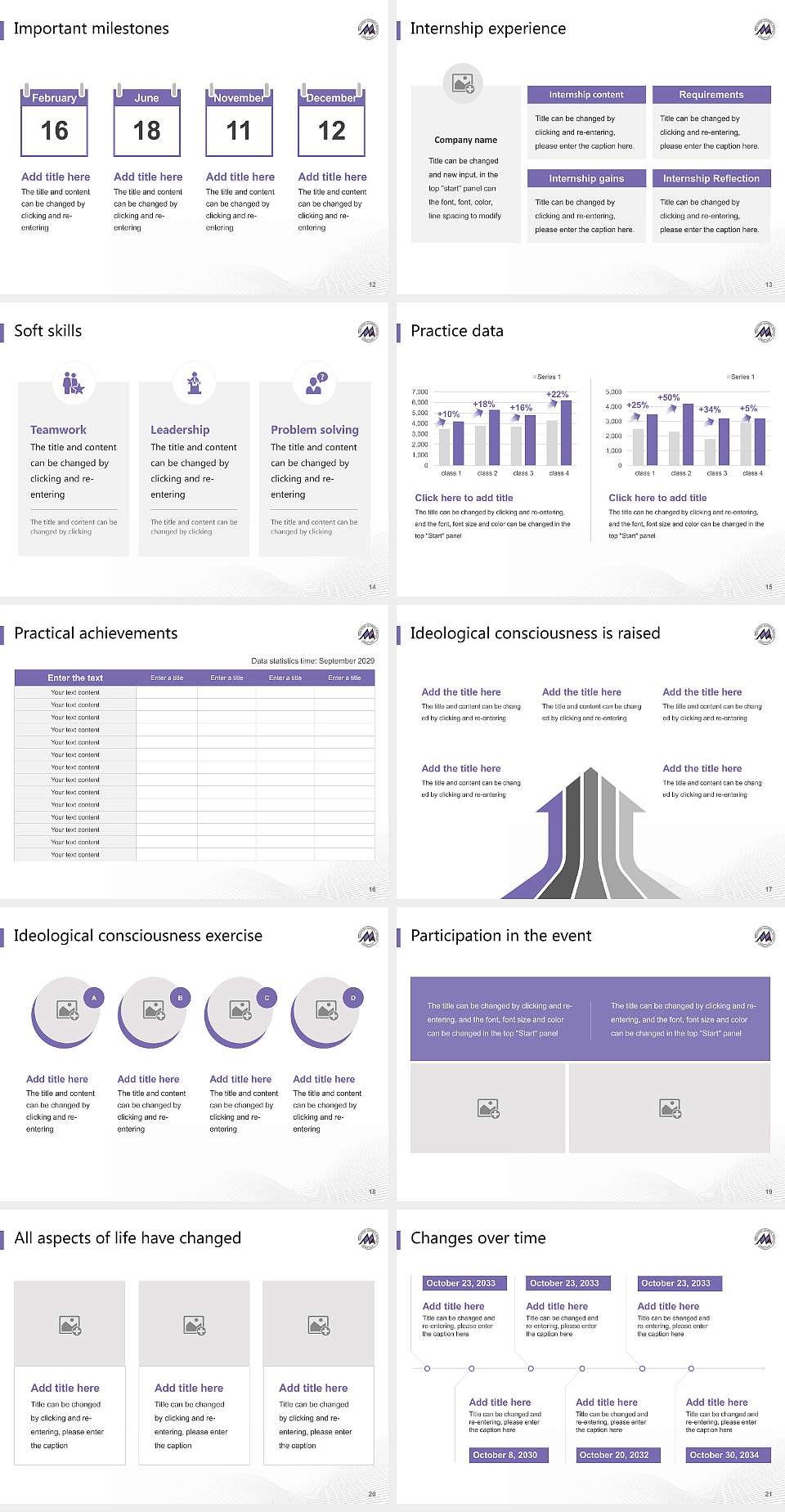 Musashino Academia Musicae National Scholarship Defense PPT Template4:3 ratio PPT effect preview image3