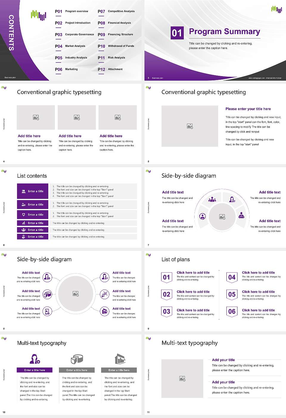Morioka University Competition/Entrepreneurship Contest PPT Template16:9 ratio PPT effect preview image2