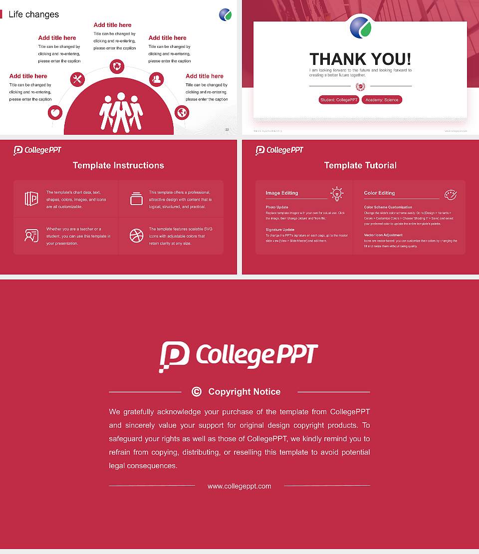 Minami Kyushu University National Scholarship Defense PPT Template16:9 ratio PPT effect preview image4
