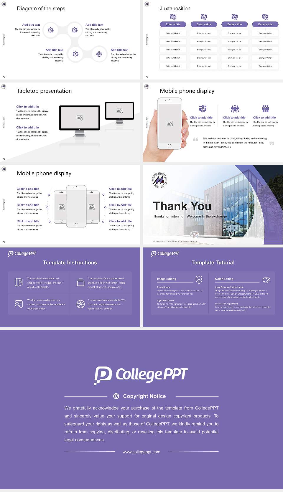 Musashino Academia Musicae Competition/Entrepreneurship Contest PPT Template16:9 ratio PPT effect preview image9