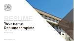 Minobusan University CV Modèle PPT