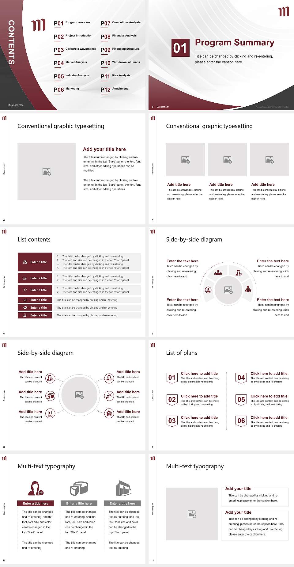 Meisei University Competition/Entrepreneurship Contest PPT Template4:3 ratio PPT effect preview image2