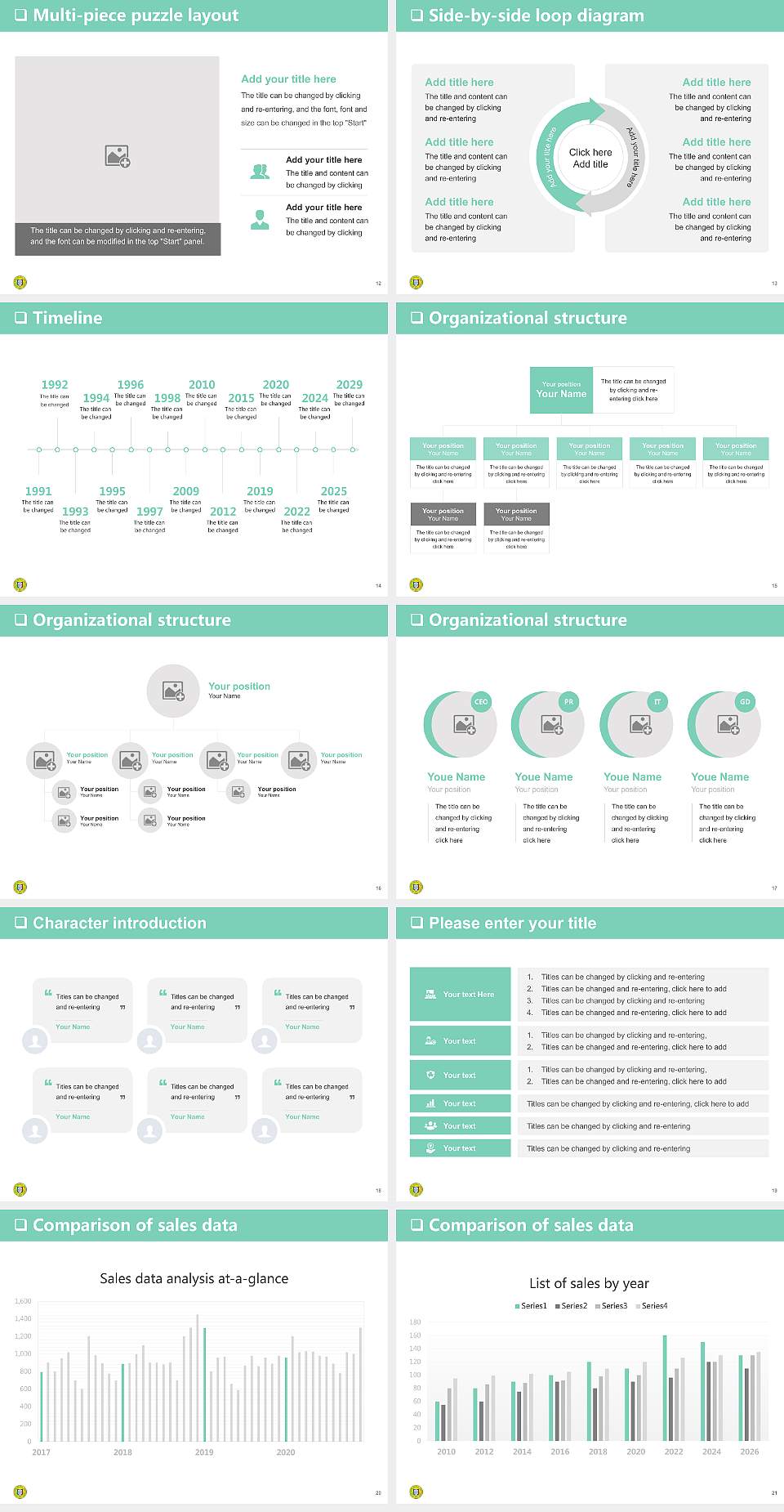 Matsumoto Dental University General Purpose PPT Template4:3 ratio PPT effect preview image3