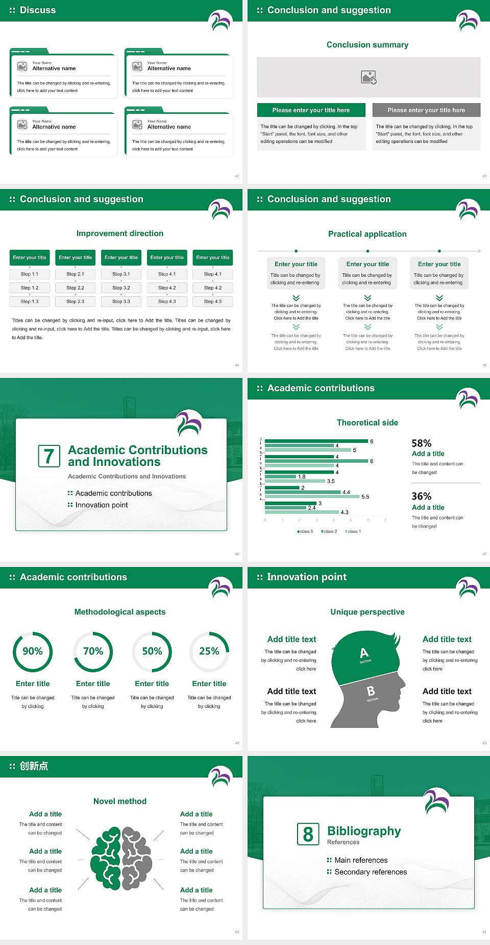 Nagano College of Nursing Graduation Thesis Defense PPT Template4:3 ratio PPT effect preview image6