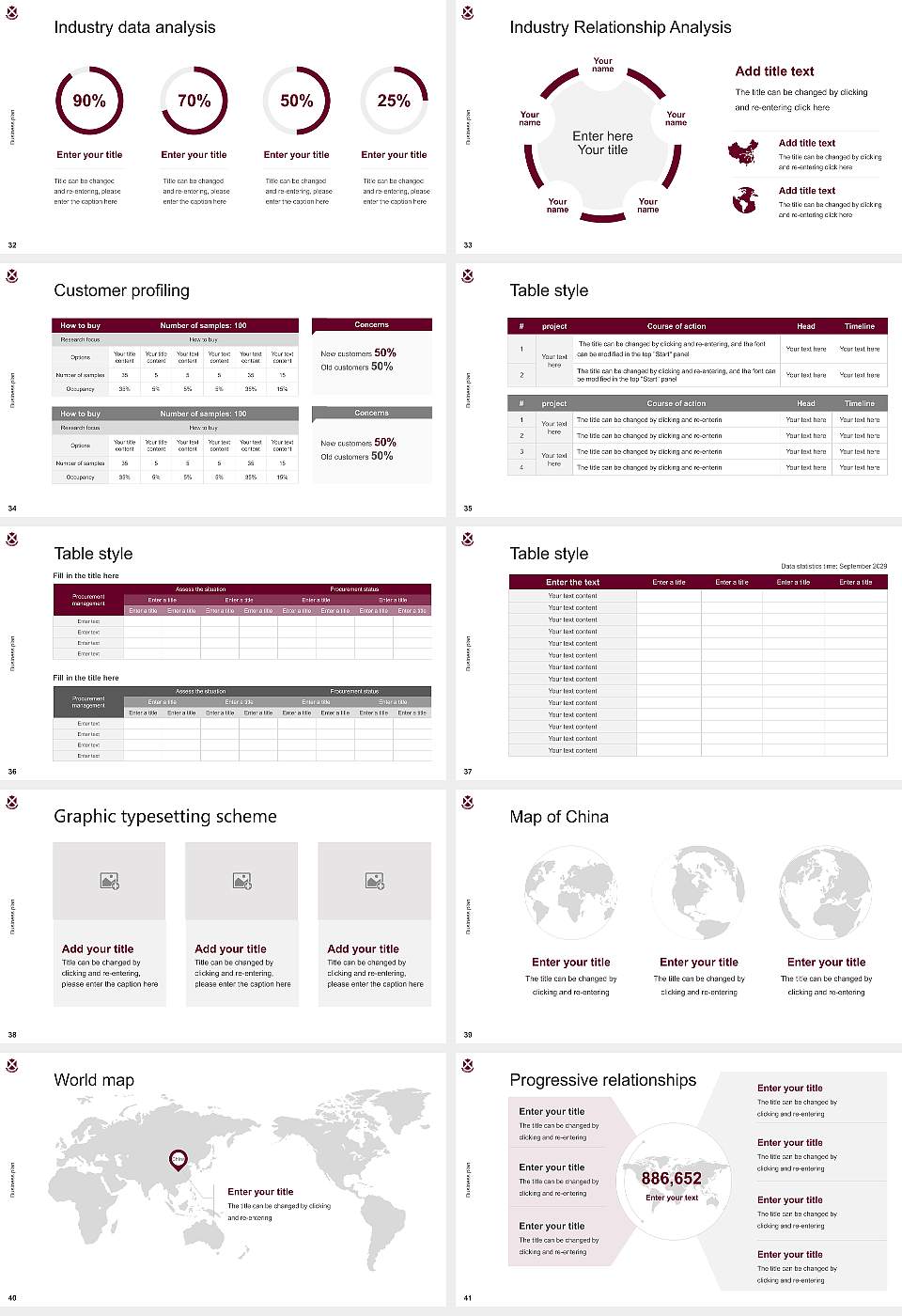 Momoyama Gakuin University of Education Competition/Entrepreneurship Contest PPT Template16:9 ratio PPT effect preview image5