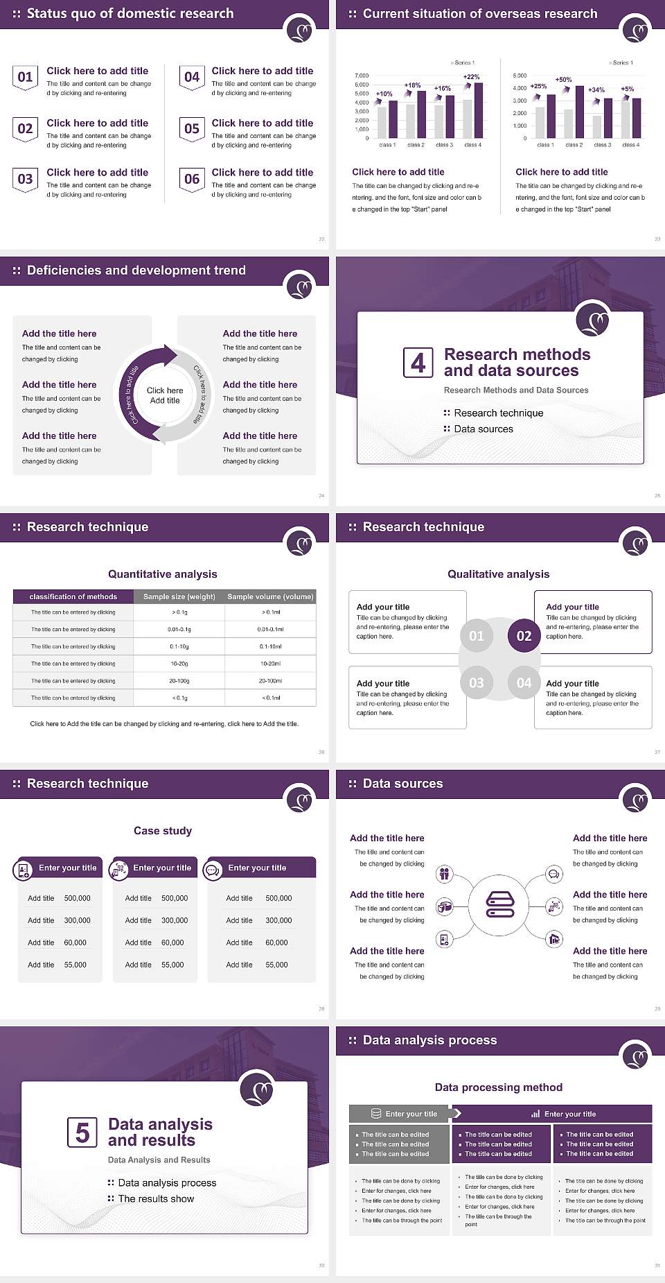 Kyoto Tachibana University Graduation Thesis Defense PPT Template4:3 ratio PPT effect preview image4