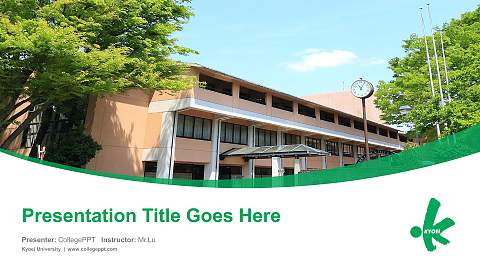 Kyoei University Course/Courseware Creation PPT Template