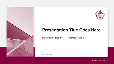 Kyushu University General Purpose PPT Template