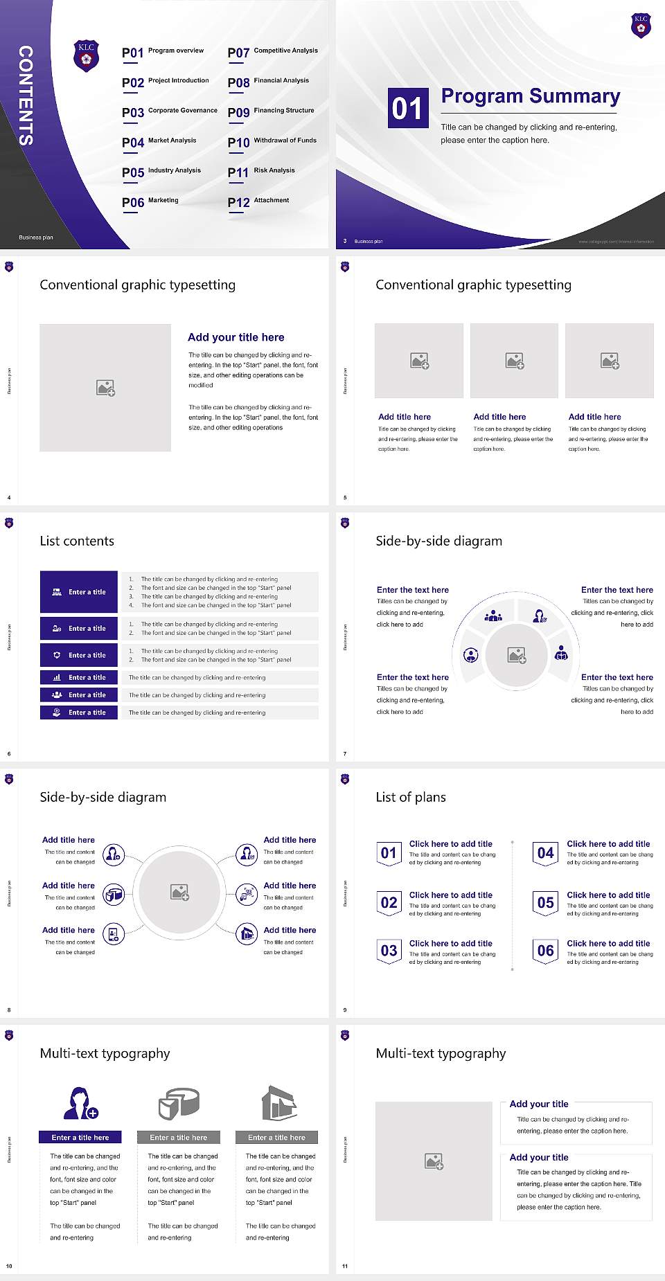 Kyushu Lutheran College Competition/Entrepreneurship Contest PPT Template4:3 ratio PPT effect preview image2