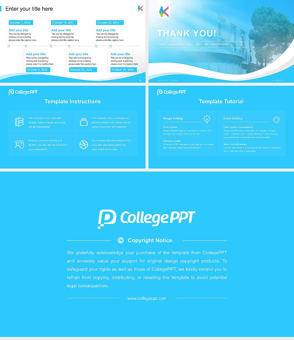 Kyushu Institute of Technology Lecture Sharing and Networking Event PPT Template16:9 ratio PPT effect preview image4