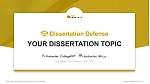 Kyoto Arts and Crafts University Graduation Thesis Defense PPT Template