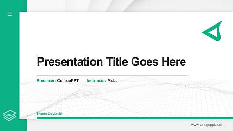 Kyorin University Thesis Proposal/Graduation Defense PPT Template