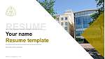 Kyoto Notre Dame University Resume PPT Template
