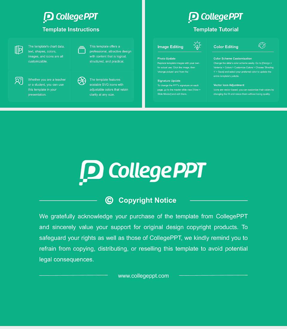 Kyorin University Course/Courseware Creation PPT Template4:3 ratio PPT effect preview image5