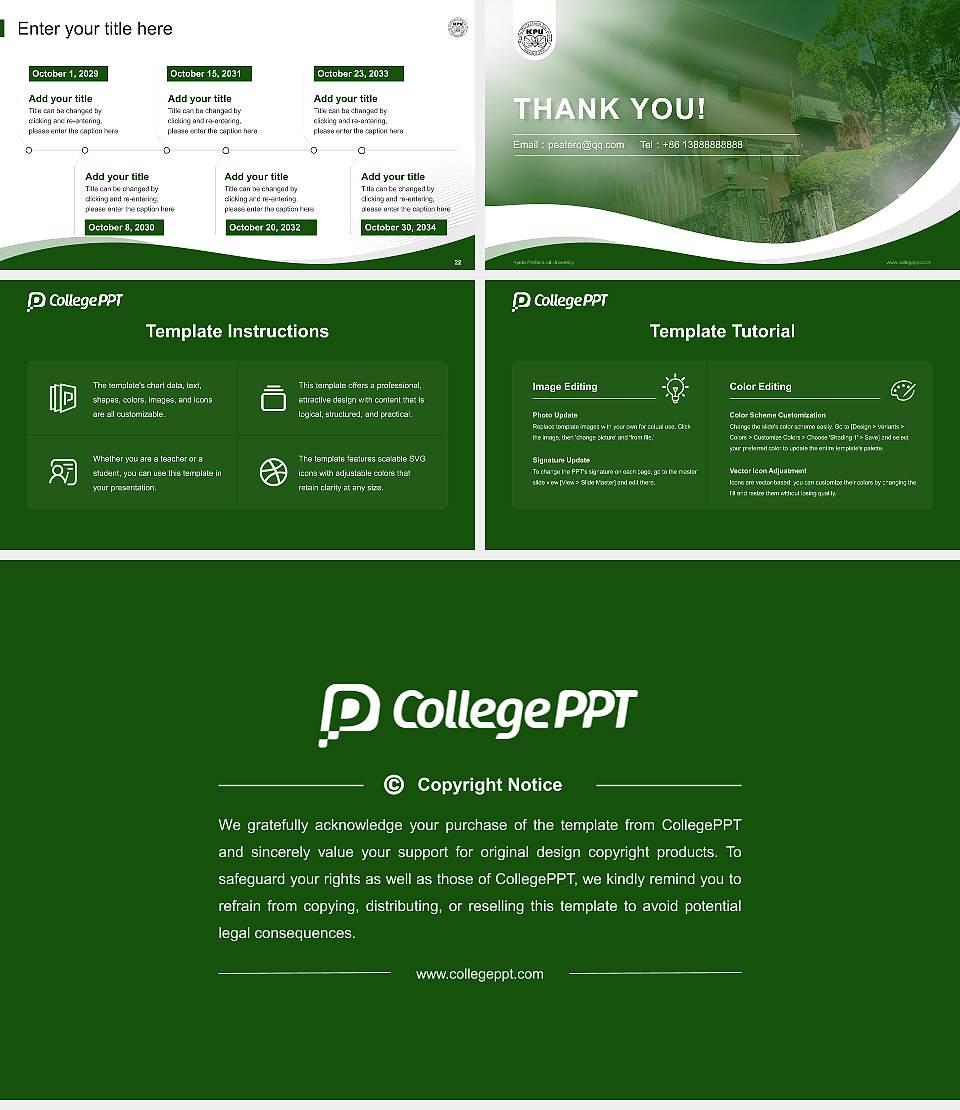 Kyoto Prefectural University Lecture Sharing and Networking Event PPT Template16:9 ratio PPT effect preview image4