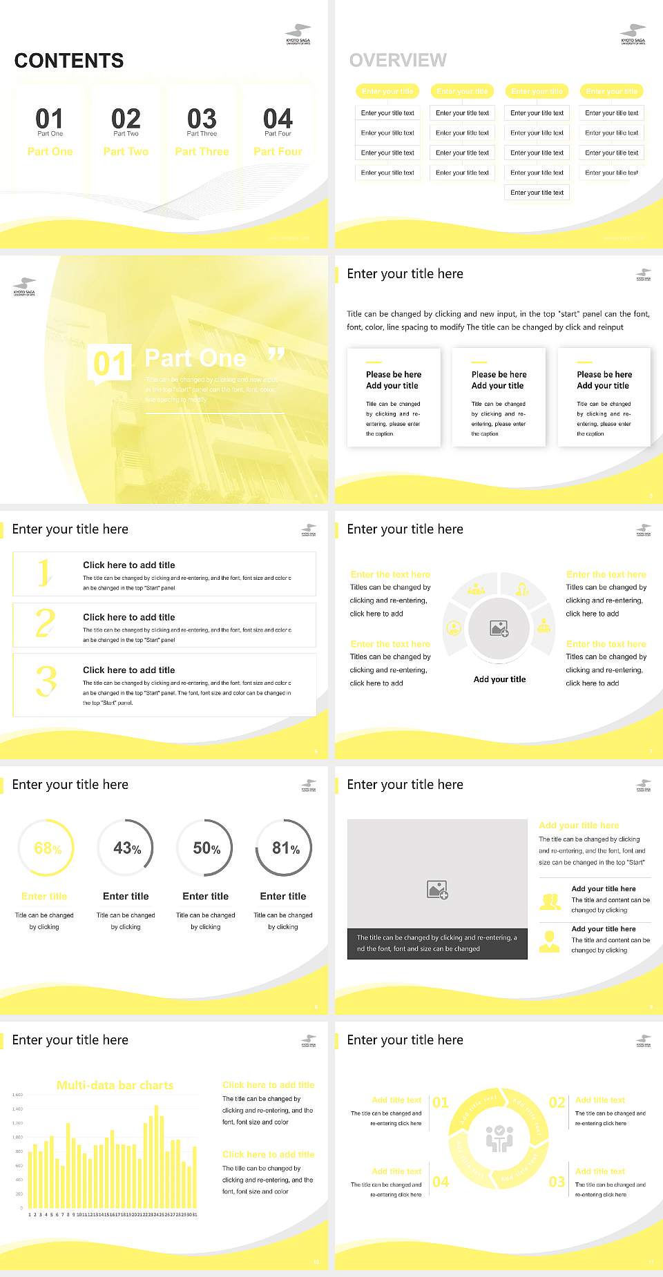 Kyoto Saga University of Arts Lecture Sharing and Networking Event PPT Template4:3 ratio PPT effect preview image2