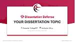 Kurume Institute of Technology Graduation Thesis Defense PPT Template