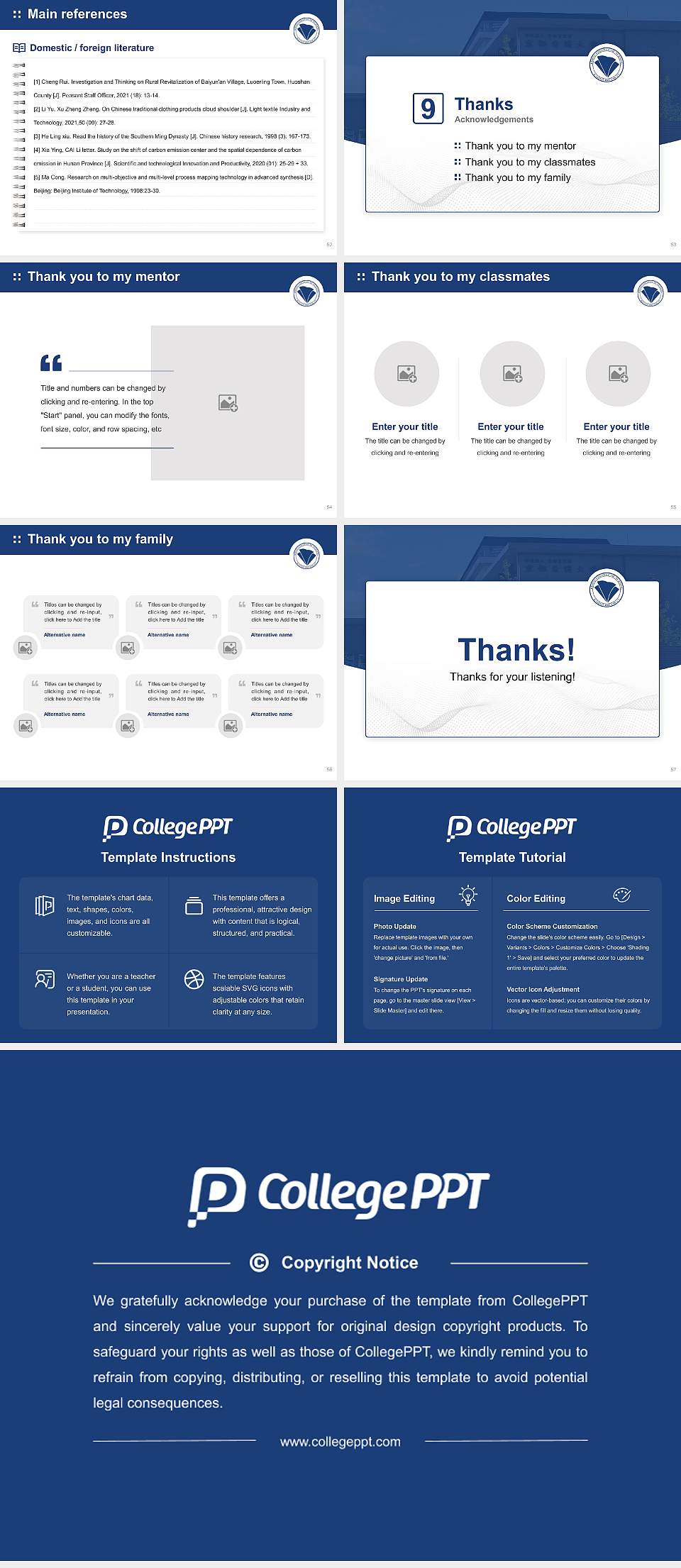 Kyoto College of Nursing Graduation Thesis Defense PPT Template4:3 ratio PPT effect preview image7