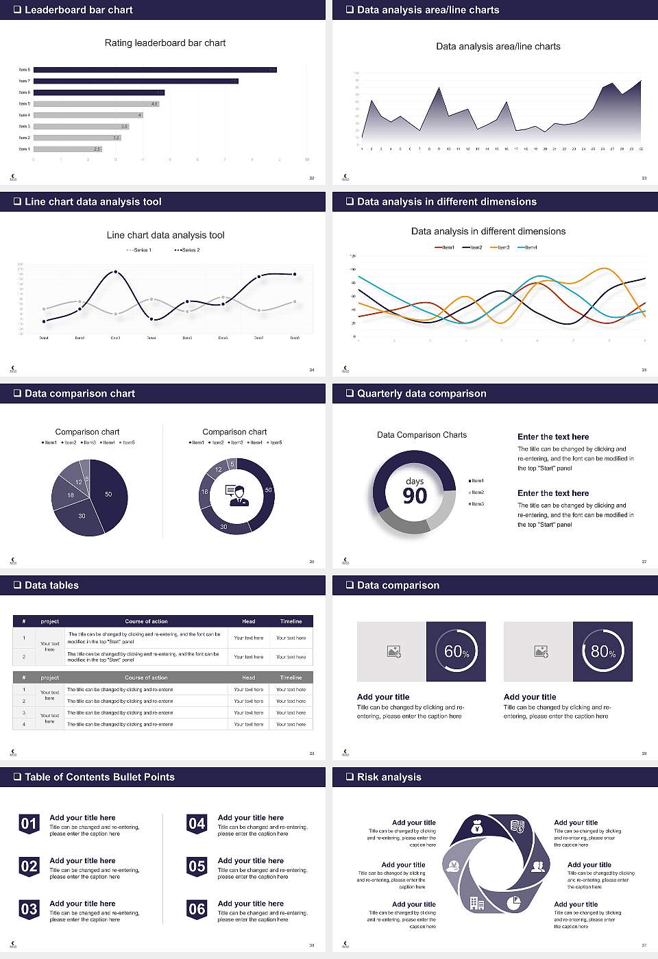 Kumamoto University General Purpose PPT Template16:9 ratio PPT effect preview image4