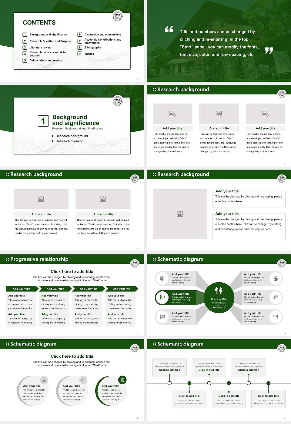 Kyoto Prefectural University Graduation Thesis Defense PPT Template16:9 ratio PPT effect preview image2