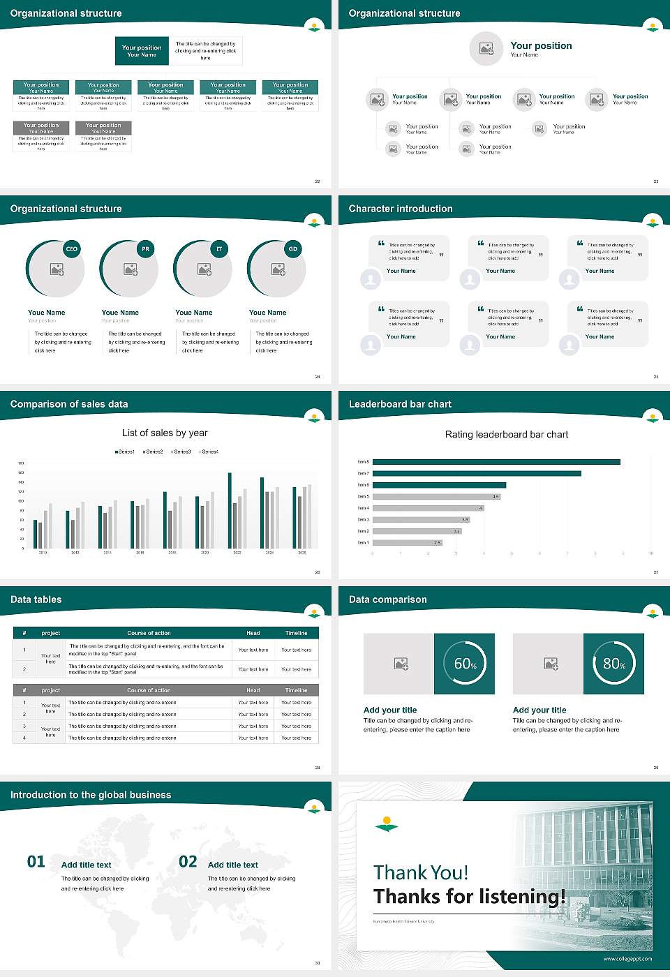 Kumamoto Health Science University Academic Presentation/Research Findings Report PPT Template16:9 ratio PPT effect preview image4