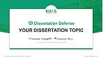 Kyoto University of Advanced Science Graduation Thesis Defense PPT Template