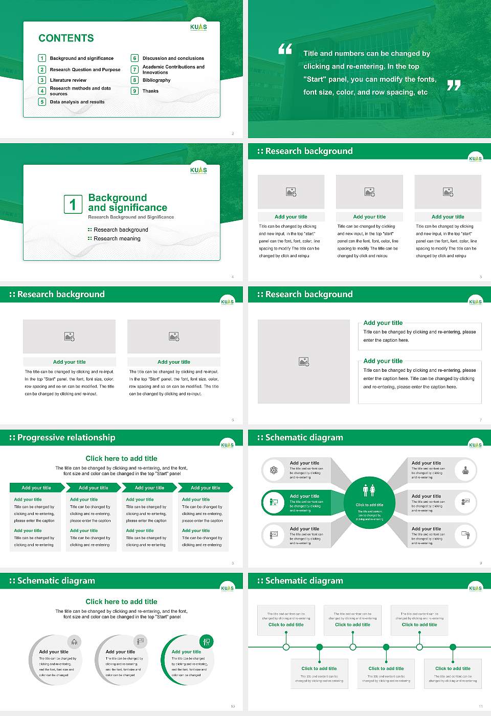 Kyoto University of Advanced Science Graduation Thesis Defense PPT Template16:9 ratio PPT effect preview image2