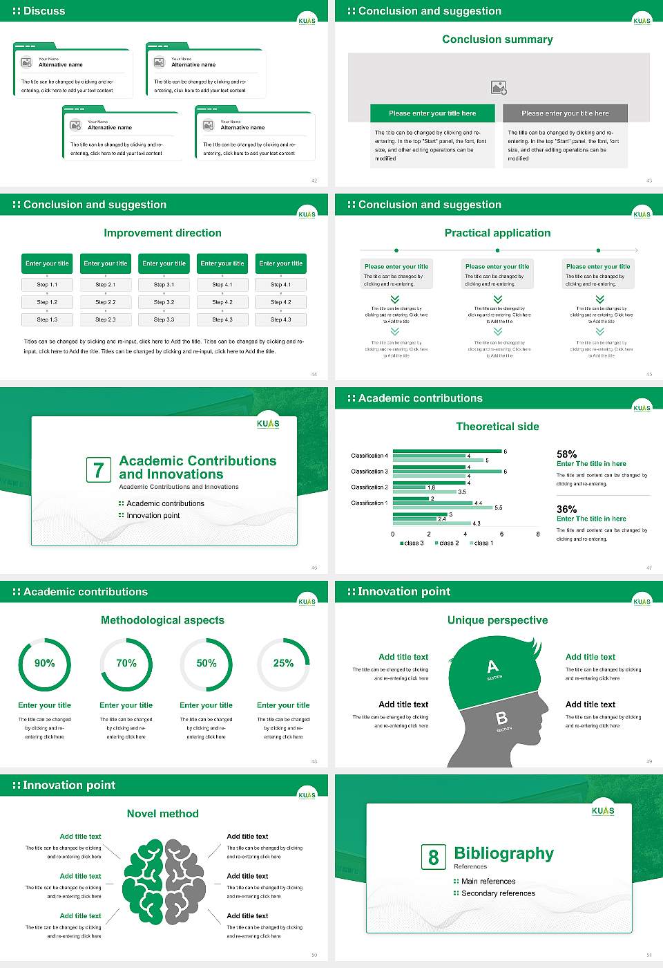 Kyoto University of Advanced Science Graduation Thesis Defense PPT Template16:9 ratio PPT effect preview image6