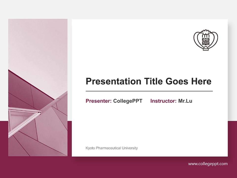 Kyoto  Pharmaceutical  University General Purpose PPT Template4:3 ratio PPT effect preview image6