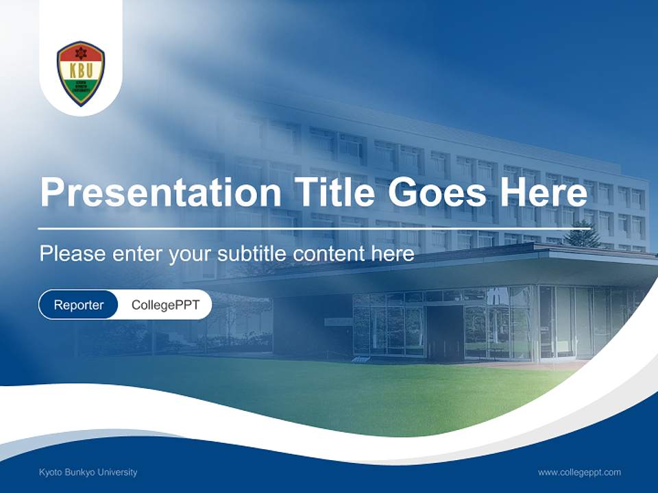 Kyoto Bunkyo University Lecture Sharing and Networking Event PPT Template4:3 ratio PPT effect preview image4