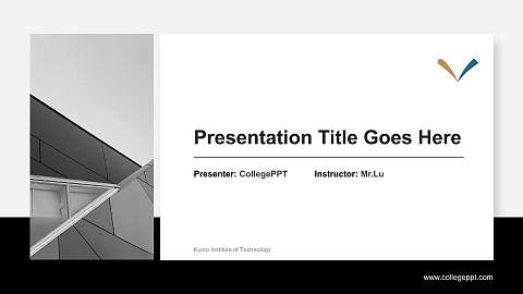 Kyoto Institute of Technology General Purpose PPT Template