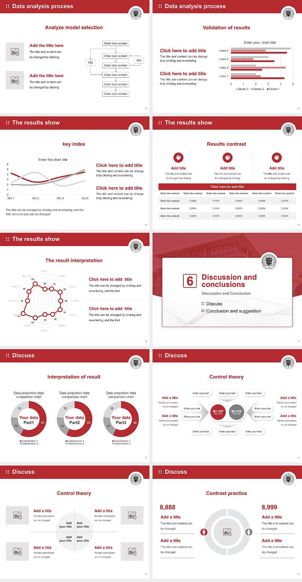 Kyoto Kacho University Graduation Thesis Defense PPT Template4:3 ratio PPT effect preview image5