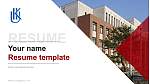 Kyushu International University Resume PPT Template