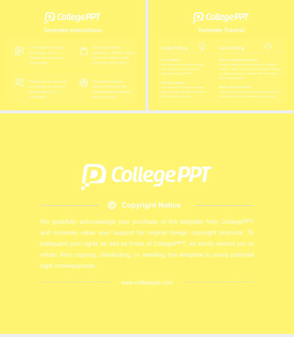 Kyoto Saga University of Arts Course/Courseware Creation PPT Template4:3 ratio PPT effect preview image5