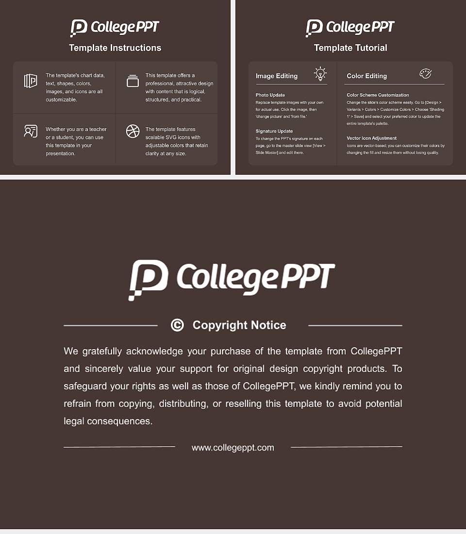 Kunitachi College of Music Course/Courseware Creation PPT Template4:3 ratio PPT effect preview image5