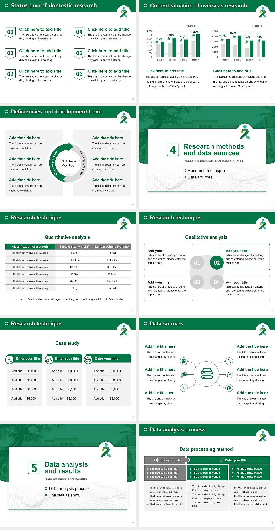 Kurume University Graduation Thesis Defense PPT Template4:3 ratio PPT effect preview image4