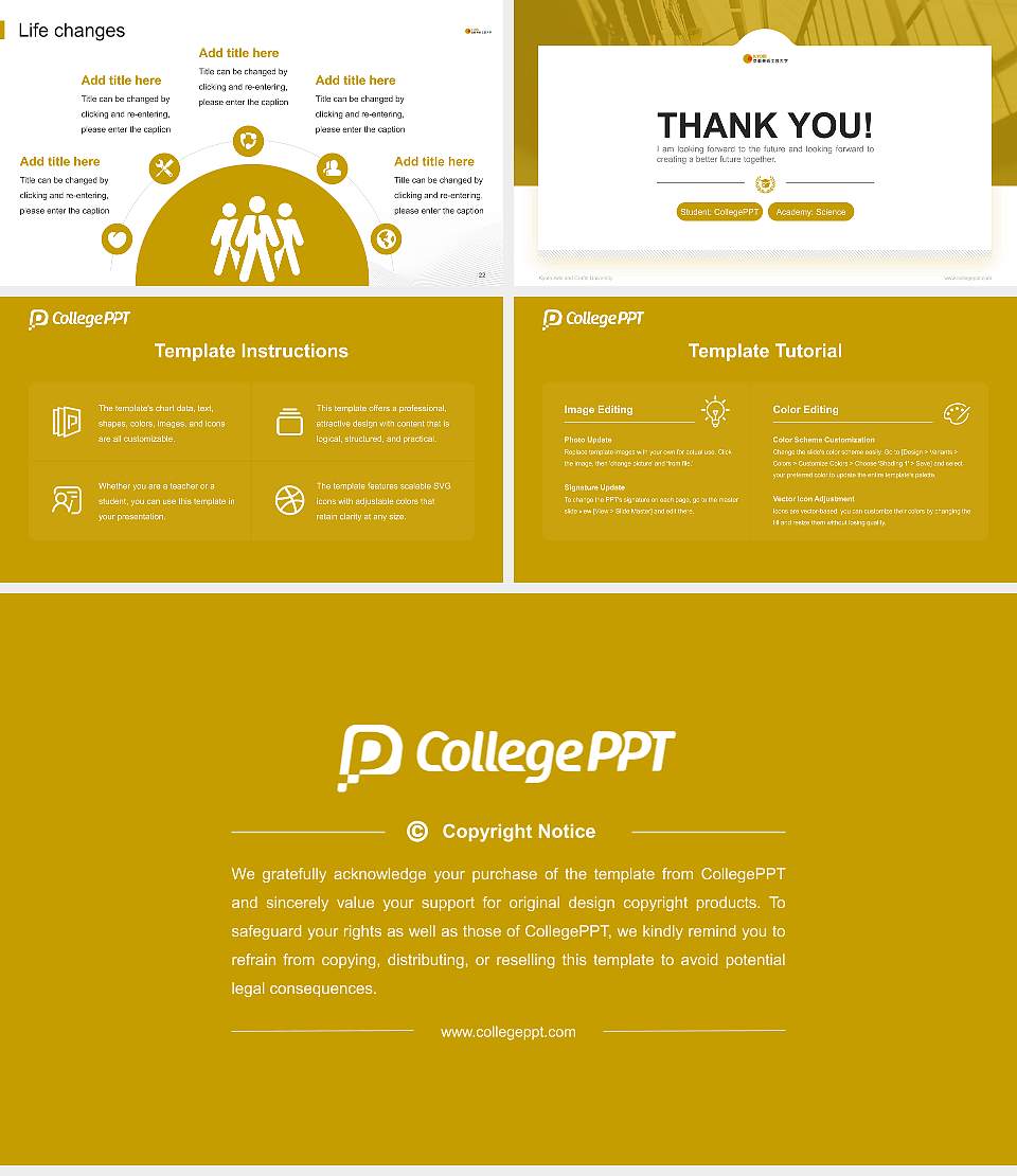 Kyoto Arts and Crafts University National Scholarship Defense PPT Template16:9 ratio PPT effect preview image4
