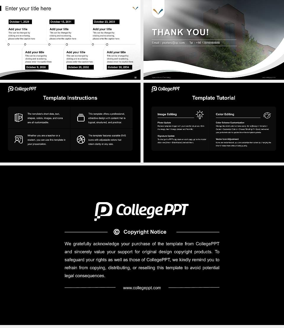 Kyoto Institute of Technology Lecture Sharing and Networking Event PPT Template16:9 ratio PPT effect preview image4