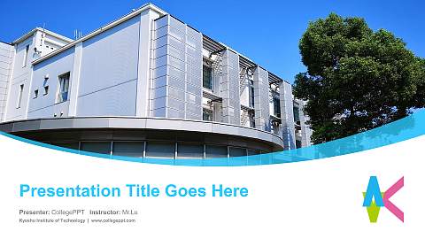 Kyushu Institute of Technology Course/Courseware Creation PPT Template