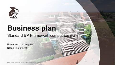 Kunitachi College of Music Competition/Entrepreneurship Contest PPT Template