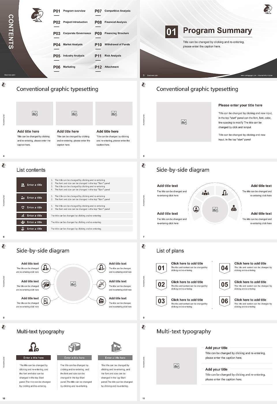 Kunitachi College of Music Competition/Entrepreneurship Contest PPT Template16:9 ratio PPT effect preview image2