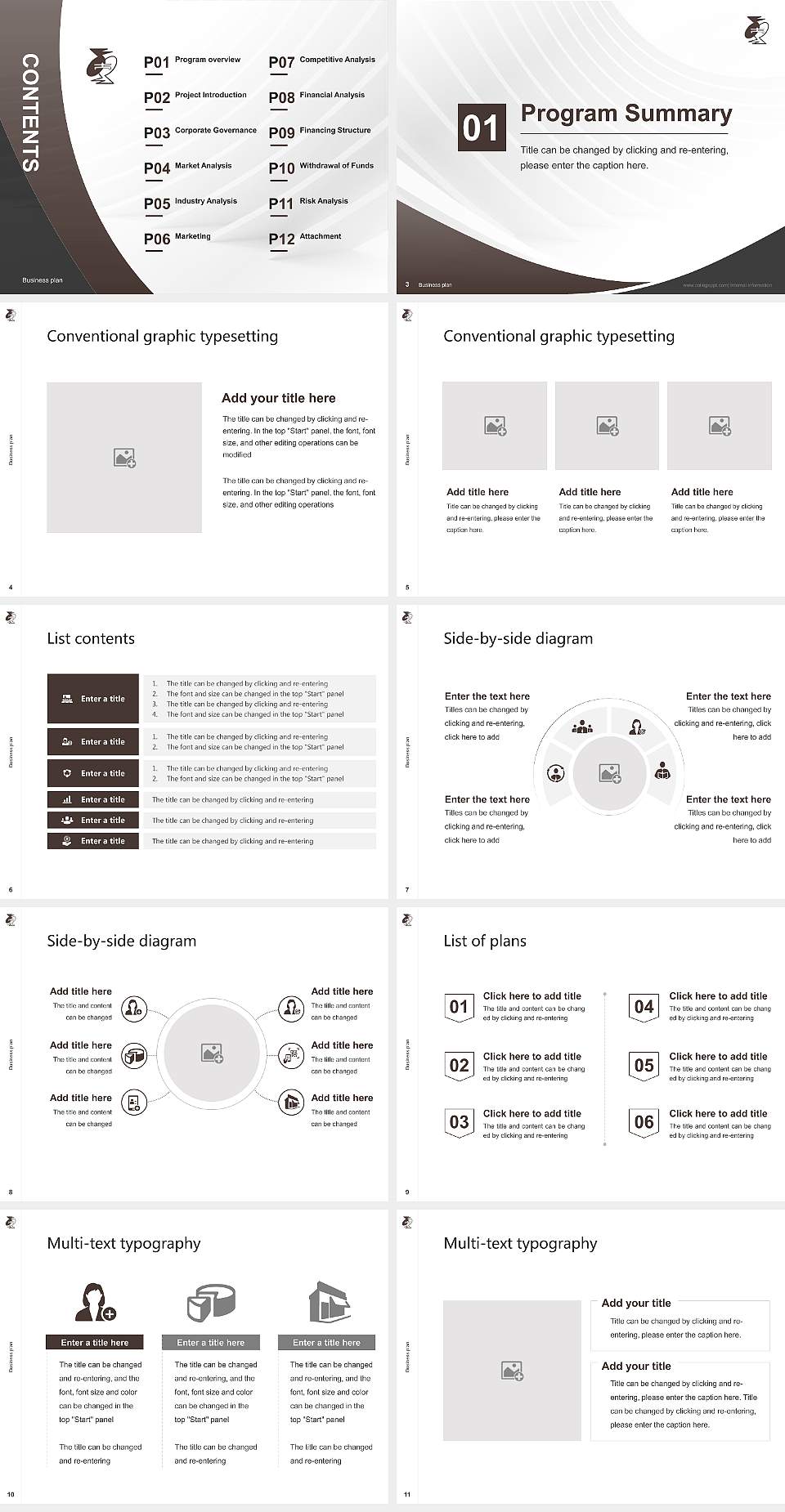 Kunitachi College of Music Competition/Entrepreneurship Contest PPT Template4:3 ratio PPT effect preview image2