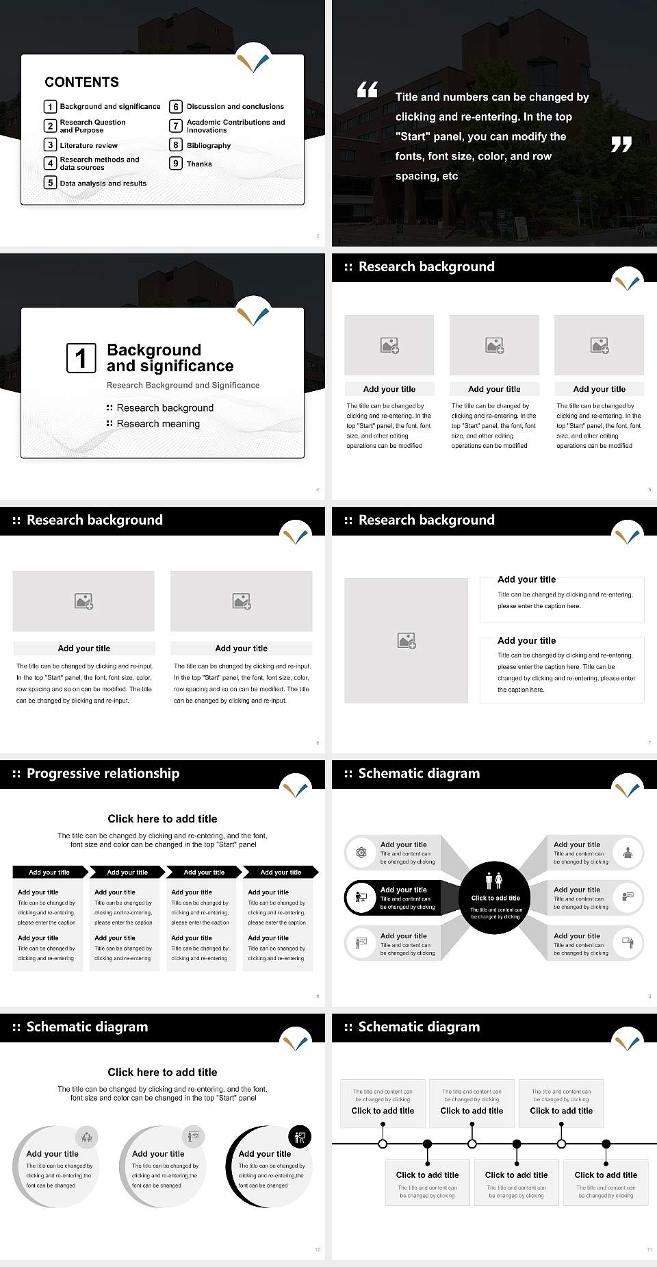Kyoto Institute of Technology Graduation Thesis Defense PPT Template4:3 ratio PPT effect preview image2
