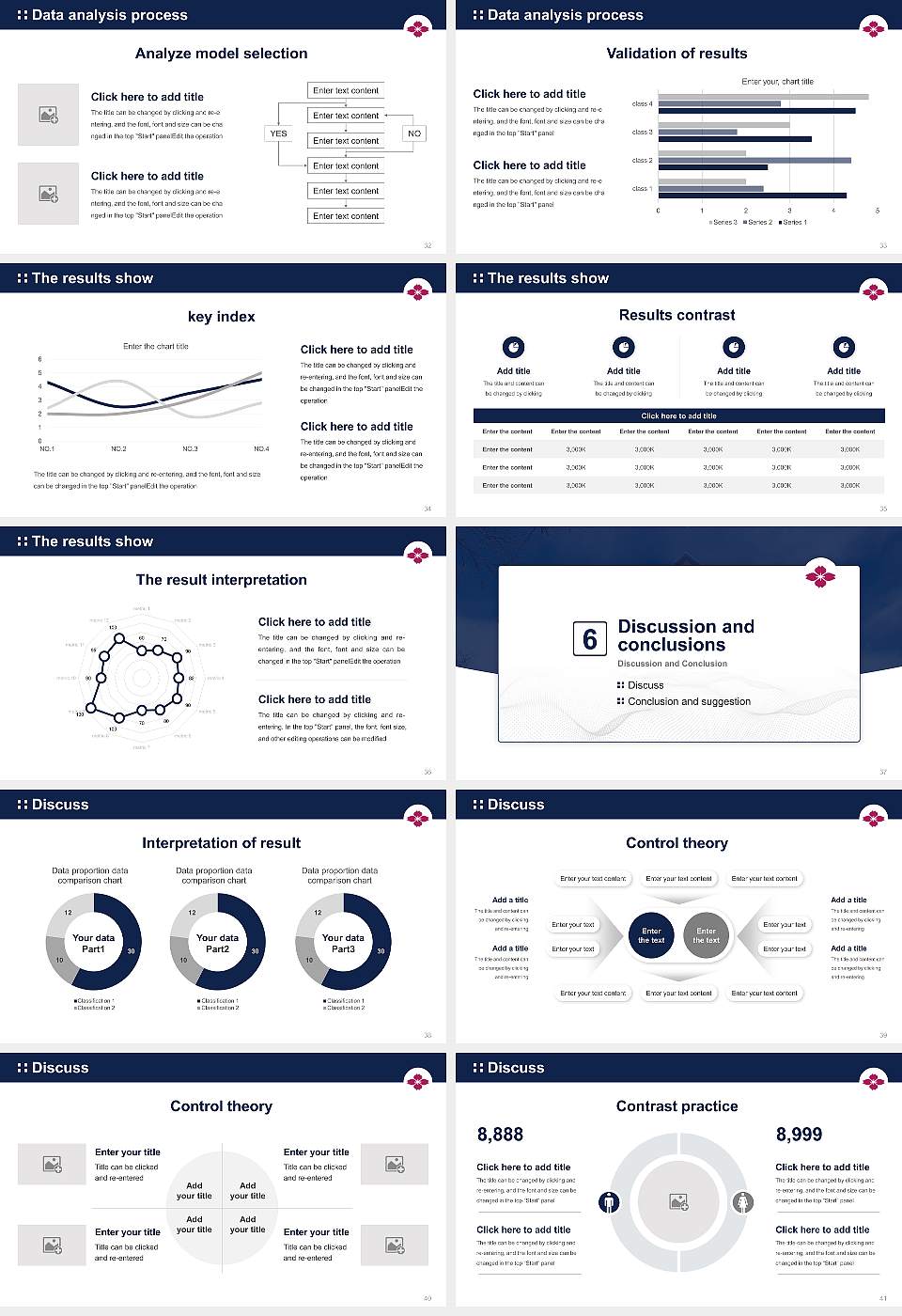 Kyoai Gakuen University Graduation Thesis Defense PPT Template16:9 ratio PPT effect preview image5