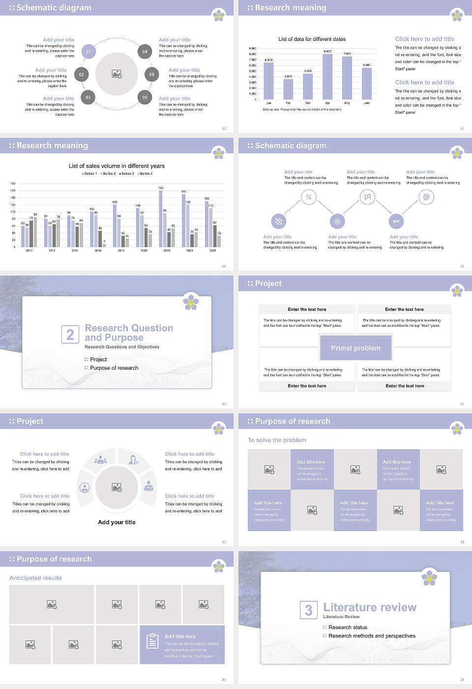 Kushiro Public University of Economics Graduation Thesis Defense PPT Template16:9 ratio PPT effect preview image3