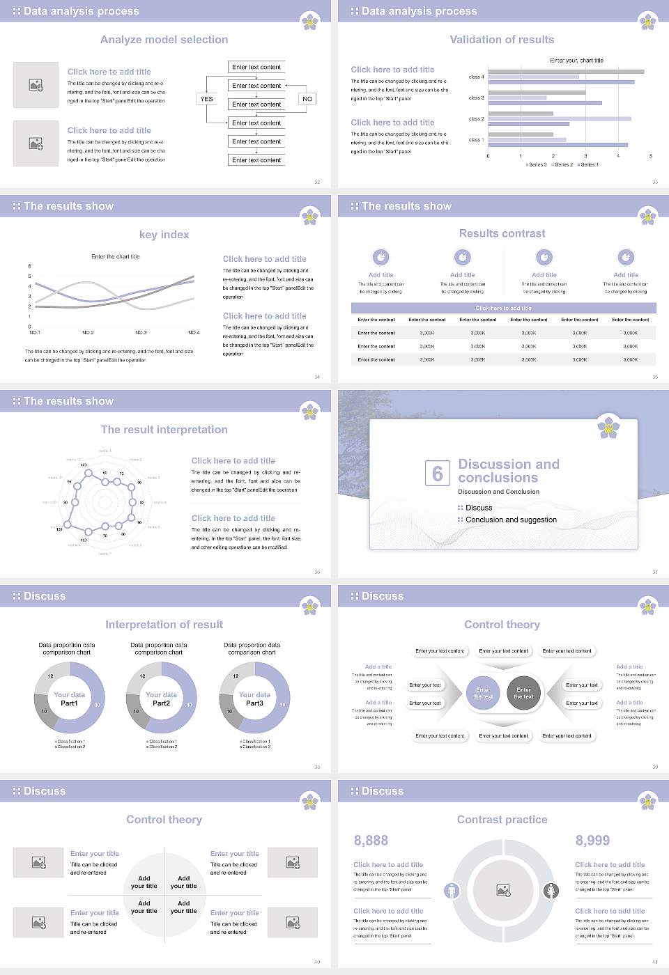 Kushiro Public University of Economics Graduation Thesis Defense PPT Template16:9 ratio PPT effect preview image5