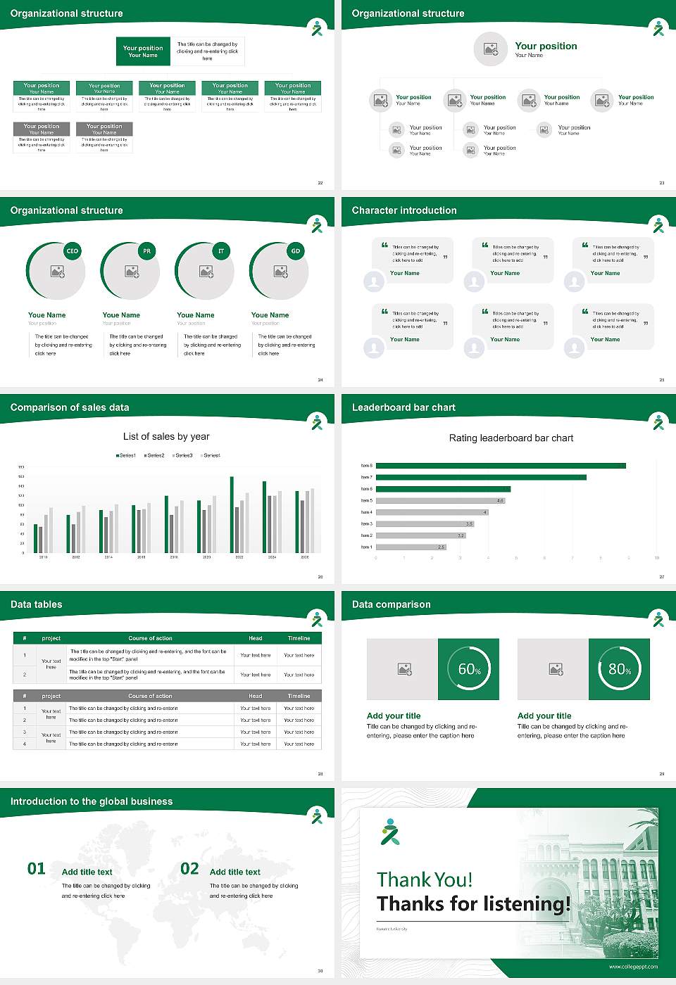 Kurume University Academic Presentation/Research Findings Report PPT Template16:9 ratio PPT effect preview image4